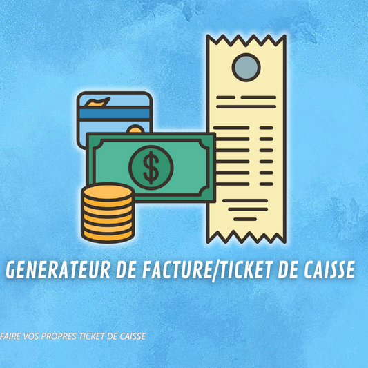 GÉNÉRATEUR DE FACTURE/TICKET DE CAISSE